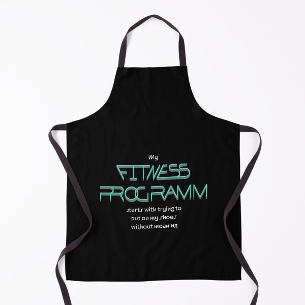 Item preview, My fitness program starts with trying to put on my shoes without moaning. Saying in English - funny designed and sold by Pflugart.