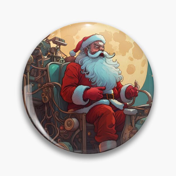 Item preview, Steampunk angry Santa designed and sold by AlPhred.