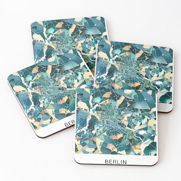 Item preview, Berlin Germany Named City Map - Lush Green designed and sold by StylishStacks.