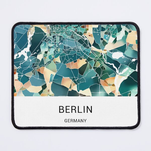 Item preview, Berlin Germany Named City Map - Lush Green designed and sold by StylishStacks.