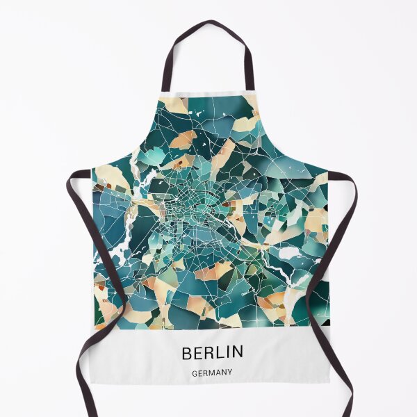Item preview, Berlin Germany Named City Map - Lush Green designed and sold by StylishStacks.