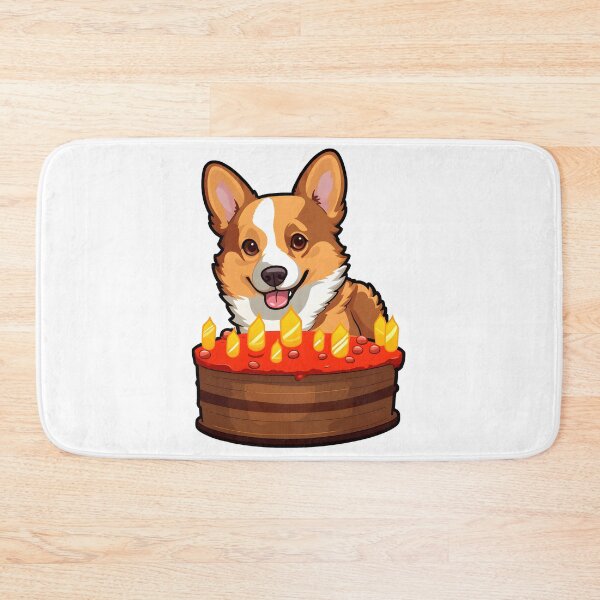Item preview, Birthday Cake Happy Corgi designed and sold by AngelinaBezm.