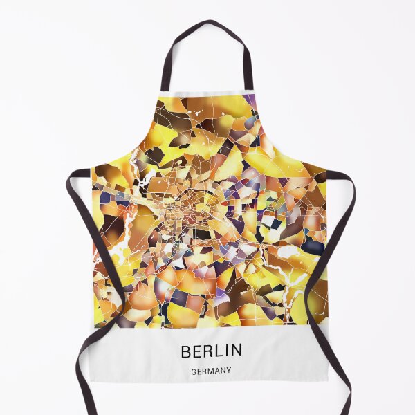Item preview, Berlin Germany Named City Map - Golden Yellow designed and sold by StylishStacks.