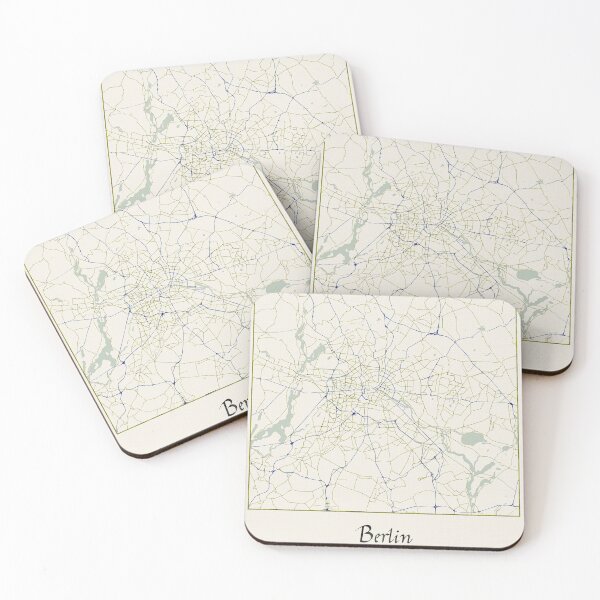 Item preview, Berlin Germany Named City Map - Hand-Drawn designed and sold by StylishStacks.