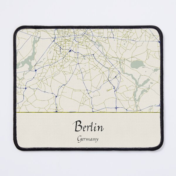 Item preview, Berlin Germany Named City Map - Hand-Drawn designed and sold by StylishStacks.