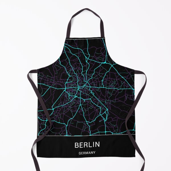 Item preview, Berlin Germany Named City Map - Neon Fantasy designed and sold by StylishStacks.