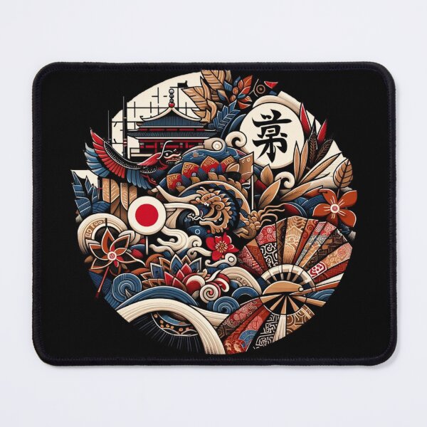 Item preview, Oriental Harmony: Traditional Symbols and Architecture in Circular Art designed and sold by ChromaticBlend.