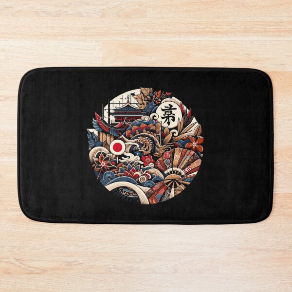 Item preview, Oriental Harmony: Traditional Symbols and Architecture in Circular Art designed and sold by ChromaticBlend.