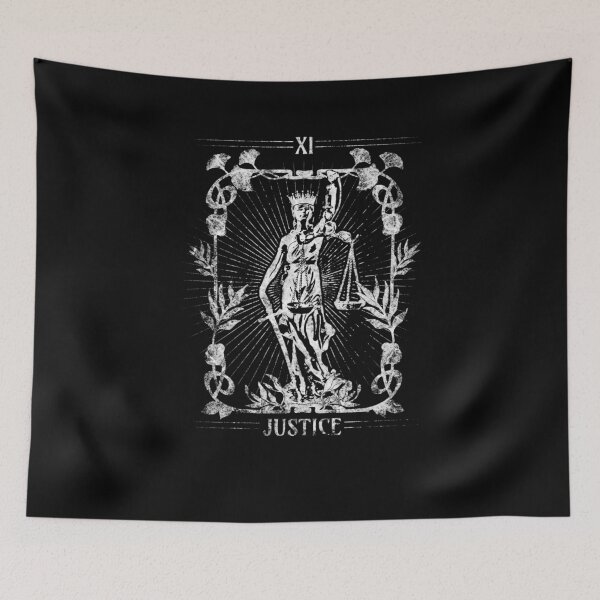 Item preview, Justice Tarot Card Vintage Gothic Retro Style designed and sold by taaddison50.