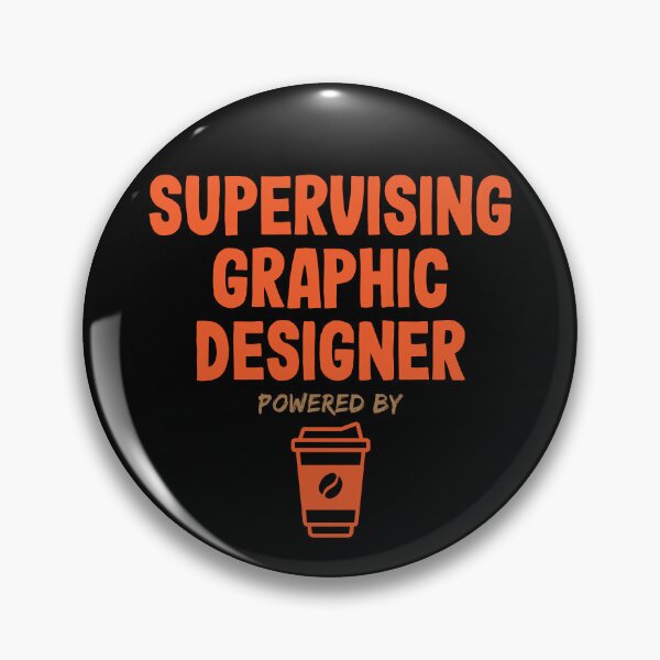 Item preview, Supervising Graphic Designer Powered by Coffee designed and sold by NermilioDesigns.