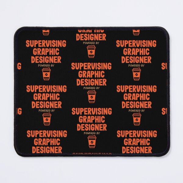 Item preview, Supervising Graphic Designer Powered by Coffee designed and sold by NermilioDesigns.