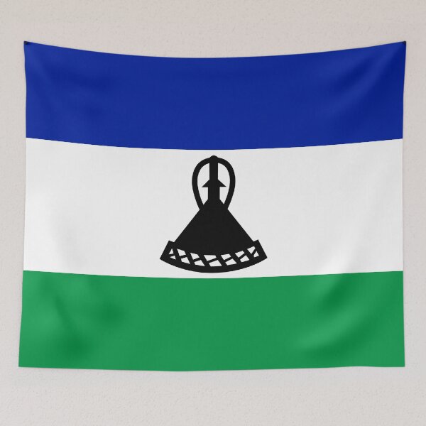Item preview, National Flag Kingdom of Lesotho designed and sold by Danler.