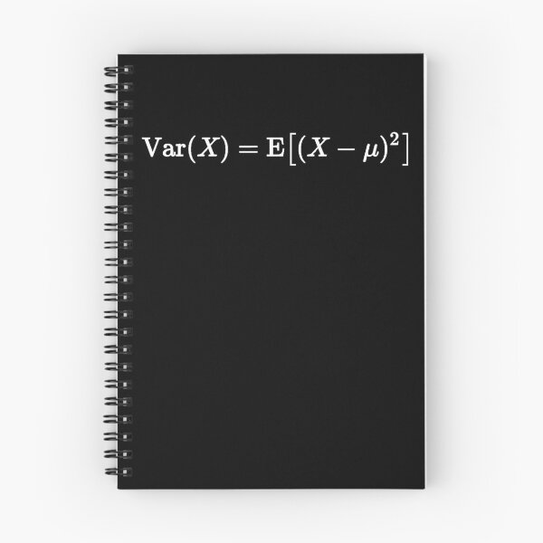 Item preview, variance of a random variable, math, probability and statistics designed and sold by NoetherSym.