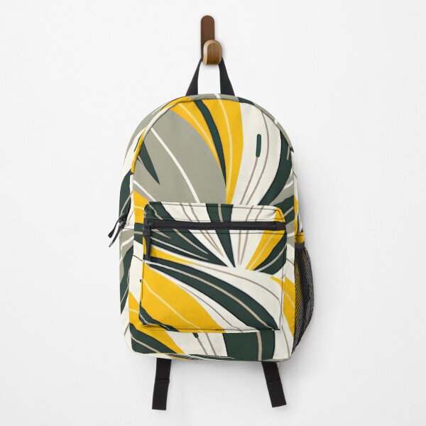 Item preview, Mid Century Modern Abstract Botanical Yellow, Sage Green, Cream designed and sold by Prints and Lifestyle.