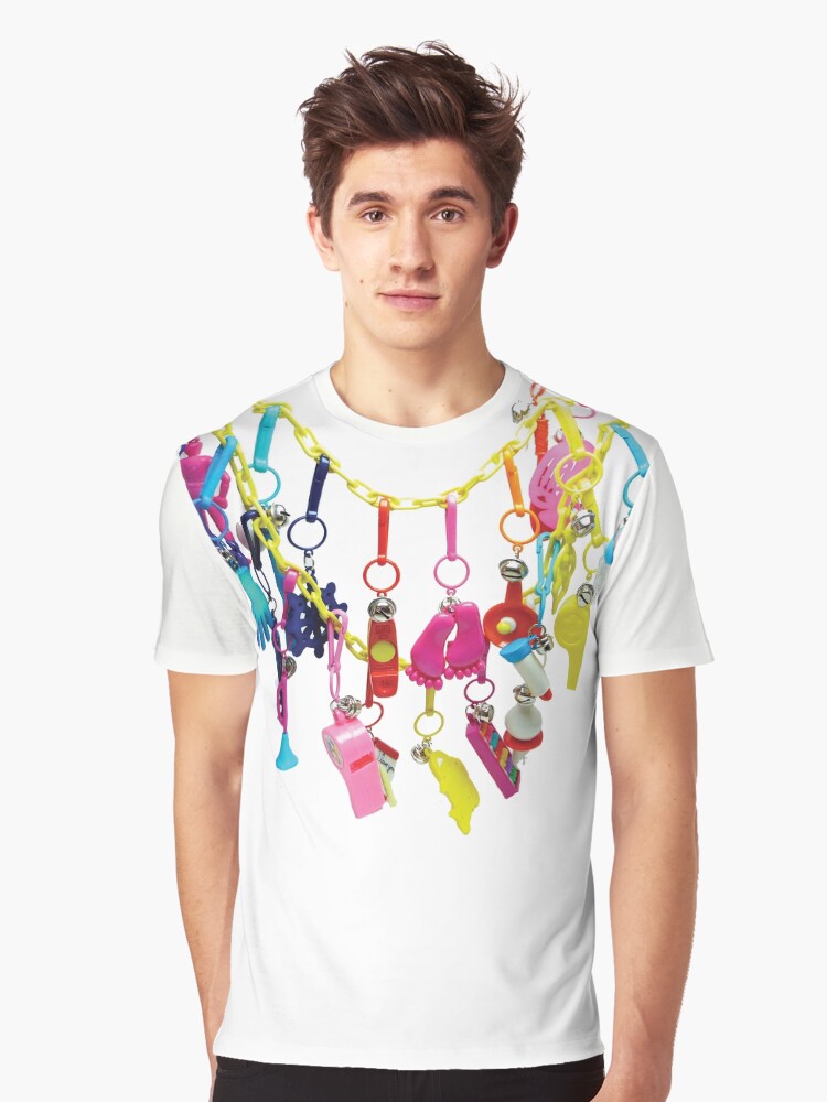 80s charm necklace