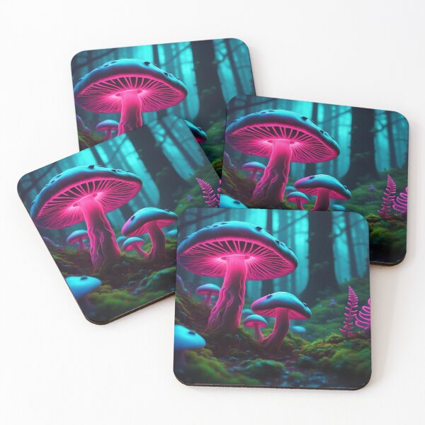 Item preview, Mushroom forest designed and sold by WildflowersAI.