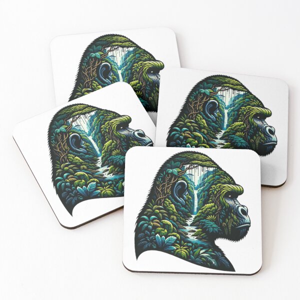 Item preview, gorilla designed and sold by FarbenFabel.