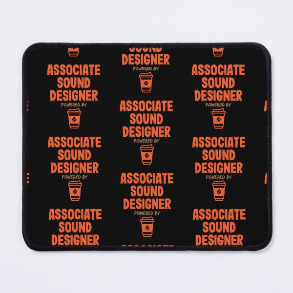 Item preview, Associate Sound Designer Powered by Coffee designed and sold by NermilioDesigns.