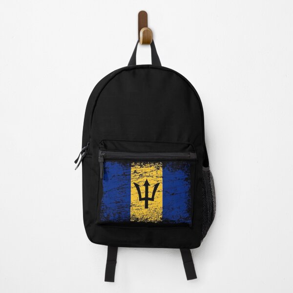 Item preview, Barbados flag used look designed and sold by GeogDesigns.