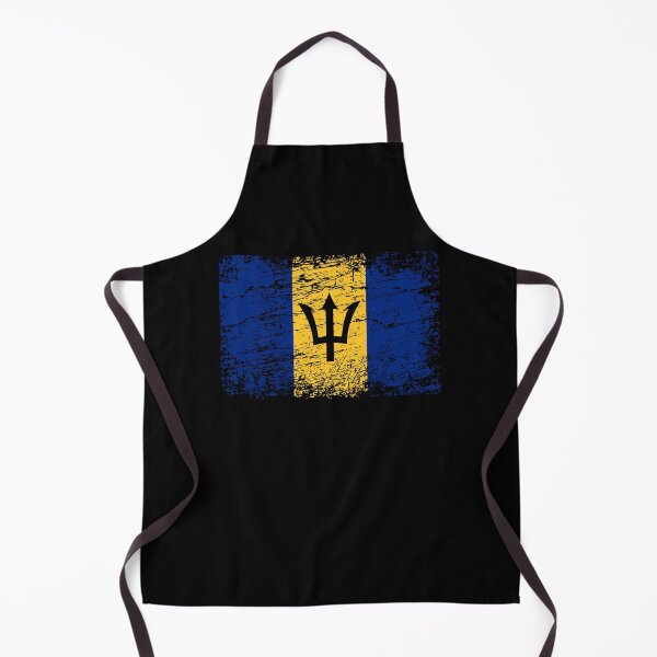 Item preview, Barbados flag used look designed and sold by GeogDesigns.