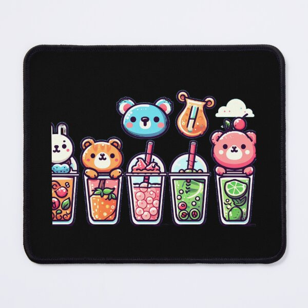 Item preview, Animal Bubble Tea Set designed and sold by bobateelovers.