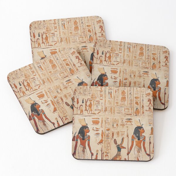 Item preview, Egyptian Hieroglyphics on the Temple Walls -3 designed and sold by nyathiwa.