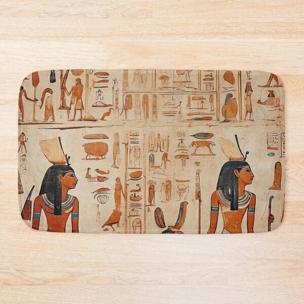 Item preview, Egyptian Hieroglyphics on the Temple Walls -3 designed and sold by nyathiwa.