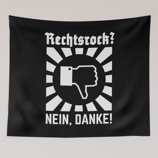 Item preview, Right-wing rock? No thanks! (Rays / White) designed and sold by Roderix.