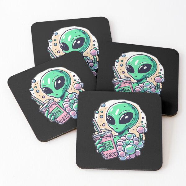 Item preview, Bubble Tea lover Alien designed and sold by bobateelovers.