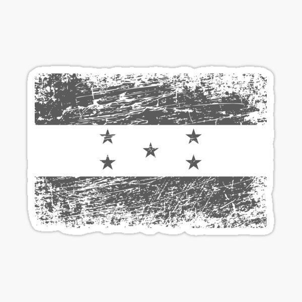 Item preview, Honduras flag used look designed and sold by GeogDesigns.