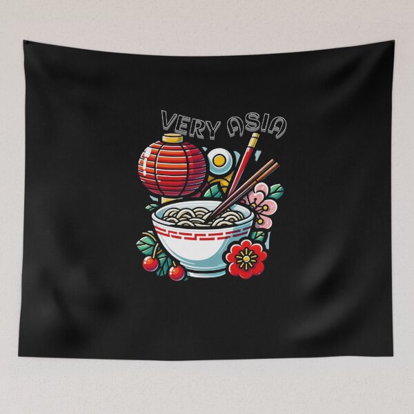 Item preview, Very Asia: Vibrant Illustration Celebrating Asian Culture and Cuisine designed and sold by ChromaticBlend.