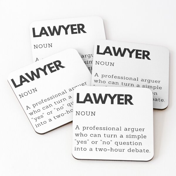 Item preview, Lawyer Definition Funny Gift for Lawyer designed and sold by PakoArtStudio.