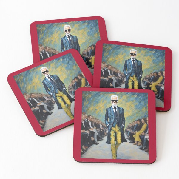 Item preview, Unmatched Elegance- Karl Lagerfeld on the Catwalk designed and sold by Artisticanvas.