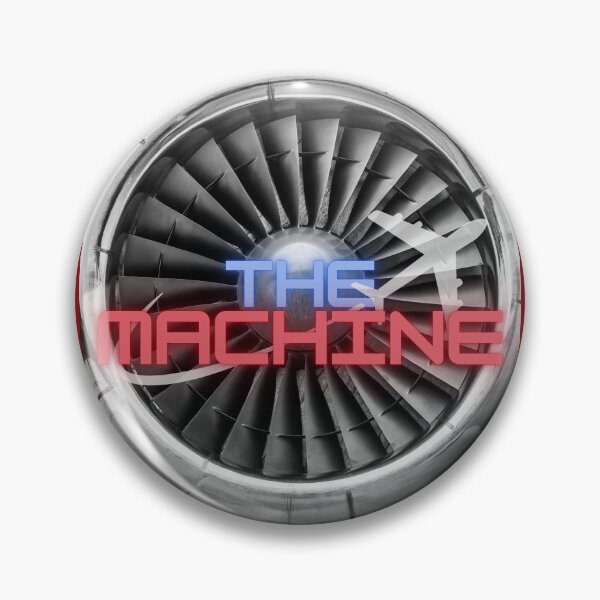 Item preview, THE MACHINE Engine Aviationlove | by Paydaypilot designed and sold by Paydaypilot.