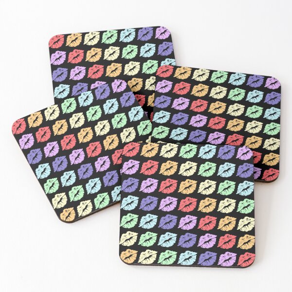 Item preview, Retro Rainbow Lips - Seamless Pattern designed and sold by GWTF-Designs.