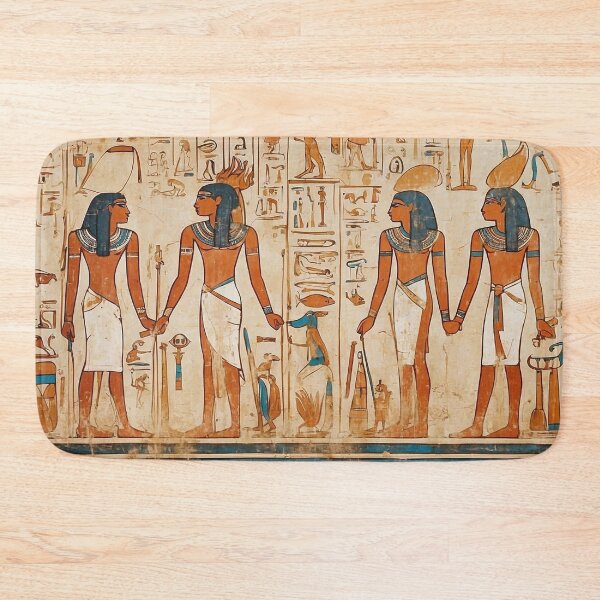 Item preview, Egyptian Hieroglyphics on the Temple Wall - 7 designed and sold by nyathiwa.