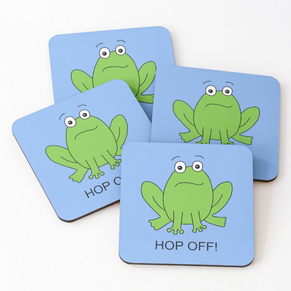Item preview, Hop Off Cartoon Frog designed and sold by Scat the cat.