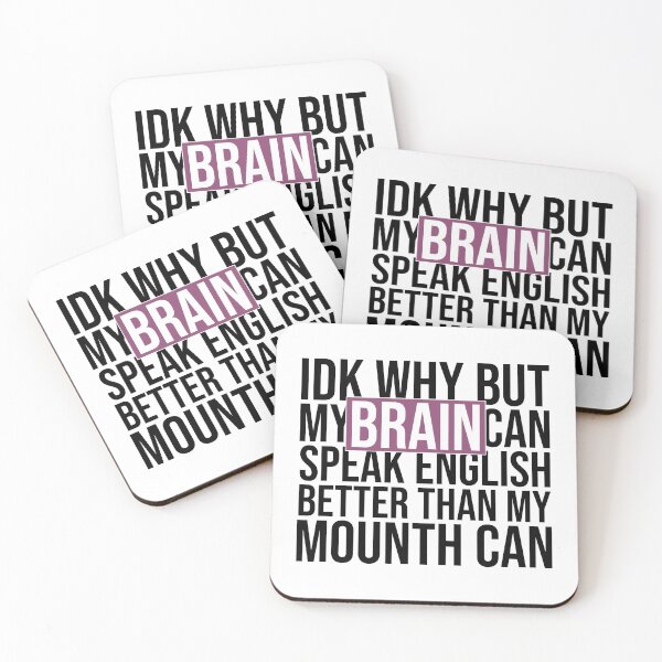 Item preview, Idk why but my brain can speak english better than my mounth can designed and sold by Bigilyy.