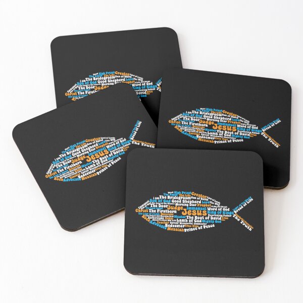 Item preview, Ichthys Jesus Names - Spiritual Journey designed and sold by clevercraft58.