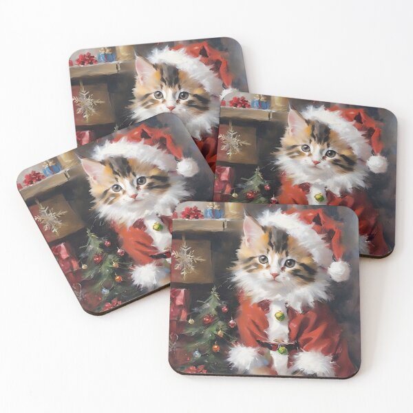 Item preview, Christmas kitten designed and sold by Cat Prince.
