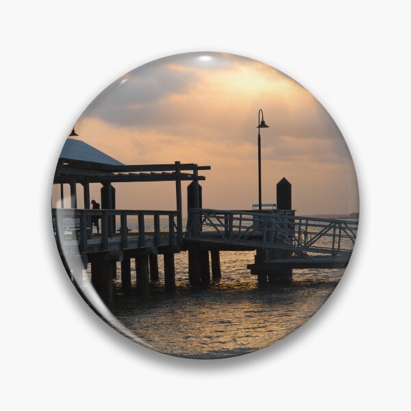 Item preview, The Bongaree Jetty at sunset designed and sold by Kerry LeBoutillier.