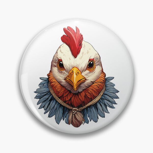 Item preview, Clucky Charm: Whimsical Chicken designed and sold by UncleBison.