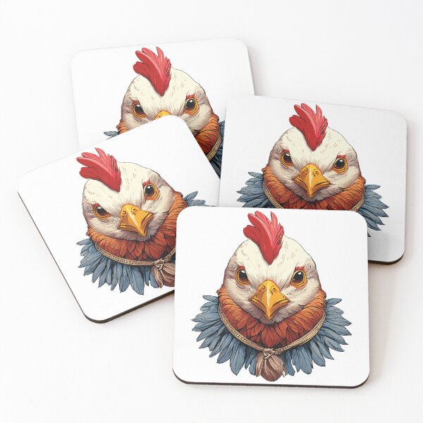 Item preview, Clucky Charm: Whimsical Chicken designed and sold by UncleBison.