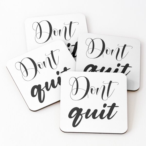 Item preview, Don't Quit designed and sold by LionessLove.