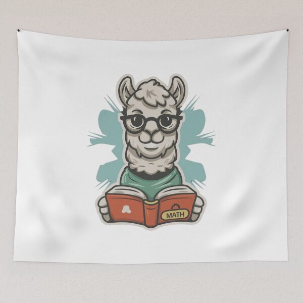 Item preview, Librarian Llama MATH designed and sold by JackAMM.