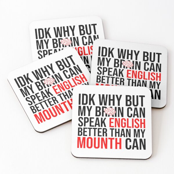 Item preview, Idk why but my brain can speak english better than my mounth can designed and sold by Bigilyy.
