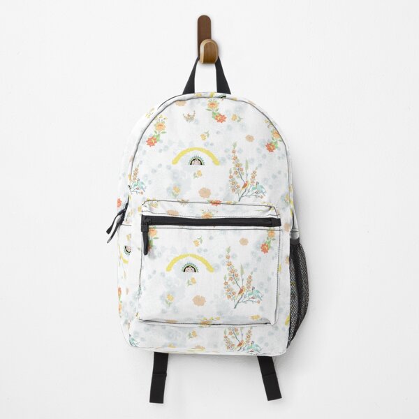 Item preview, Flowers sun bird in white background designed and sold by Carachuenni.