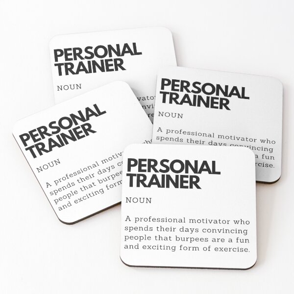 Artikelvorschau, Personal Trainer-Definition | Lustiges Geschenk für Personal Trainer entworfen und verkauft von PakoArtStudio.