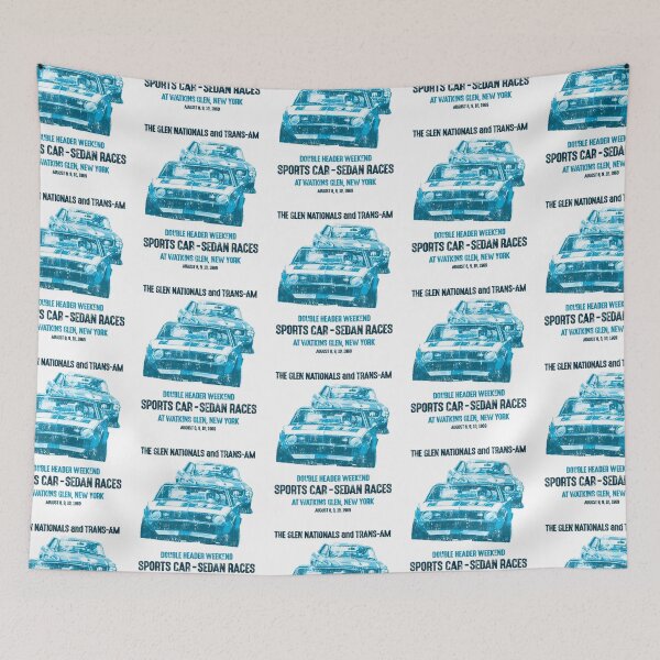 Item preview, Watkins Glen Trans-Am Camaro 1969 - blue print designed and sold by retropetrol.