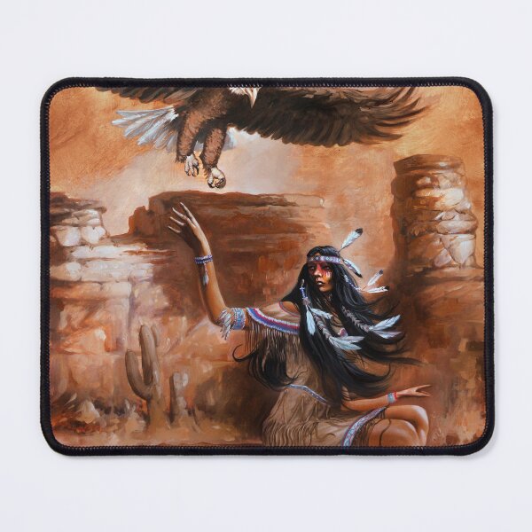 Item preview, Native american woman designed and sold by Anton-Art-.